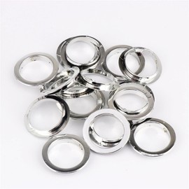 10M(10.9Yards) Eyelet Curtain Tape,80 Rings Accessories Sewing Silver Curtains Blinds,Drapery Curtain Heading Grommet Tape for Home Perforated Curtains Header DIY Decoration