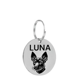 Pet Tags STAINLESS STEEL  LASER ENGRAVED PET TAG ID DOG NAME TAGS ALL BREEDS AVAILABLE