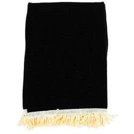 61 Key Flannelette Electronic Organ Anti Dust Cover with Fashion Tassel Embellishment (Black)