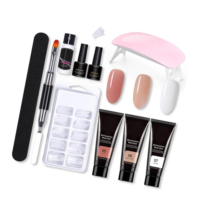Nail Extension Gel Kit Professional Beautiful Gel Nail Polish Tool