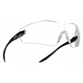 Bolle Clear Safety Glasses, Anti-Fog, Scratch-Resistant, Frameless