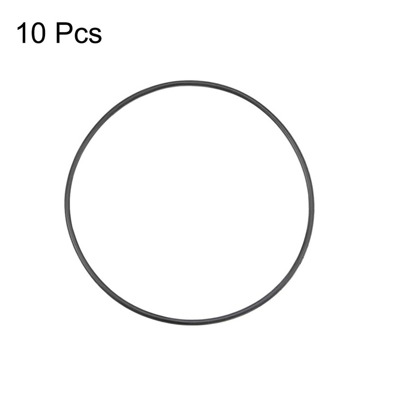 sourcing map Pack of 10 Nitrile Rubber O-Ring Metric Washer