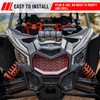 SAUTVS Carbon Fiber Pattern Turbo Hood for Can Am X3,