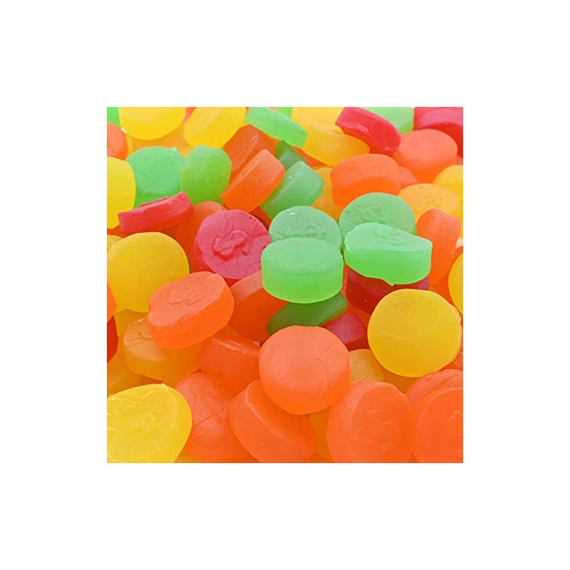 Candy Retailer Assorted Fruit JuJu Candy Coins 1 Lb.
