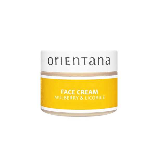 Orientana - Natural Face Cream | Mulberry & Sweetwood | Vegan Organic Anti-Ageing Moisturising Cream | Oily Problematic Skin & Redness | Women & Men | Firming Day & Night Cream 50 g