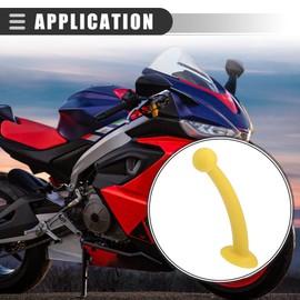 Motoforti Universal Antenna Shape Roof Ornament Motorcycle Bike Helmets