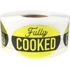 Fully Cooked Grocery Store Food Labels 1.25 x 2 Inch