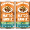 Manischewitz Matzo Farfel, 14oz (2 Pack) Resealable Canister, Sodium Free,