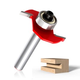 T Slot Router Bit 1/4" Shank, Slot Cutter Router Bit Set, Carbide Tip Slot Cutting Bit, Tungsten Carbide Blade for Router Bits and Joinery Grooving, Rebating