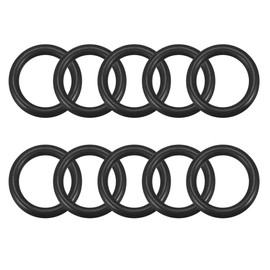 sourcing map Nitrile Rubber O-Rings, 16mm OD 11.2mm ID 2.4mm Width, Metric Sealing Gasket, Pack of 10