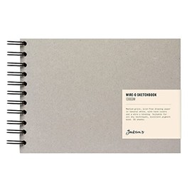 Jackson's : Wire-O Sketchbook : 130gsm : 55 Sheets : A5 : Landscape