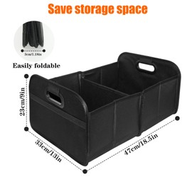 Jomdjmskes Auto Kofferraum Organizer, Kofferraumtasche Faltbar, Auto Faltbox, Premium Autotasche, Kofferraumtaschen, Kofferraumorganizer Box, Verstärkt und Stabil, Universell für Alle Autos Geeignet