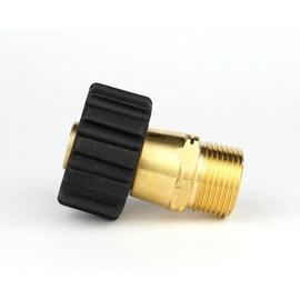 Adapter M22 x 1.5 Female x M21 x 1.5 Male Thread for Pressure Washer Hose Lance Gun