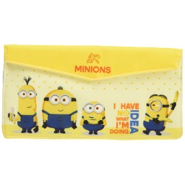 Kay Company MNO-S2LM-BA Minions Fever Letter Shaped Flat Mask Case, Banana