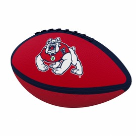Logo Brands Fresno State Bulldogs Rugby Mini-Size Rubber Football