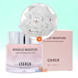 Ohui Miracle Moisture Ceramide Boosting Cream 60ml + 60 sheets 1) Main product + 1ml x 60 sheets / 오휘 미라클 모이스처 세라마이드 부스팅 크림 60ml+60매 1)본품+1mlx60매