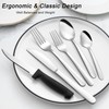Pleafind 72-Pieces Silverware Set for 12, Flatware Set with Steak