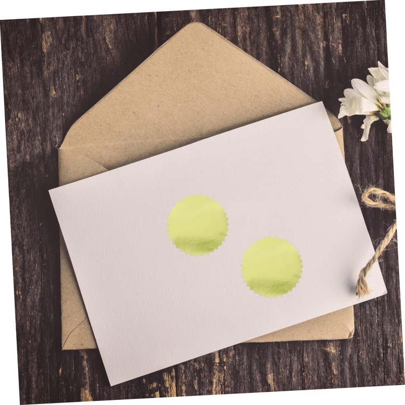 jojofuny 1 Roll Envelope Stamp Sticker Holographic Scrapbooking Tiny Number