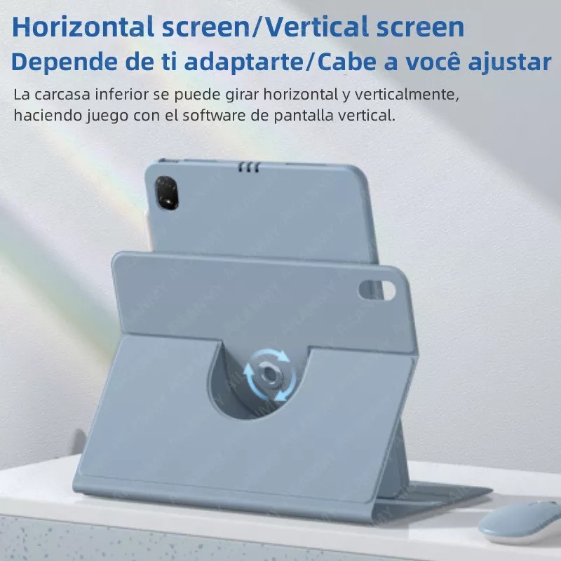 Generic Funda Rotate Teclado+mouse For Lenovo Tab M10 Plus 3rd