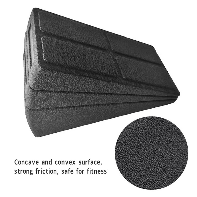 Slant Board Black EPP Adjusted Foot Calf Stretching Board for