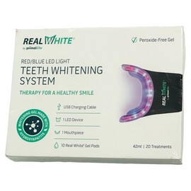 REAL WHITE PRIMAL LIFE ORGANICS REAL WHITE TEETH  WHITENING  SYSTEM NEW SEALED