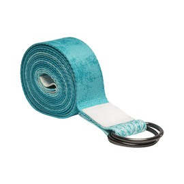 Yoga Strap Yoga Belt Length 240cm Exercise Training Pilates Stretch Fitness Belt (Mandala Turquoise,)