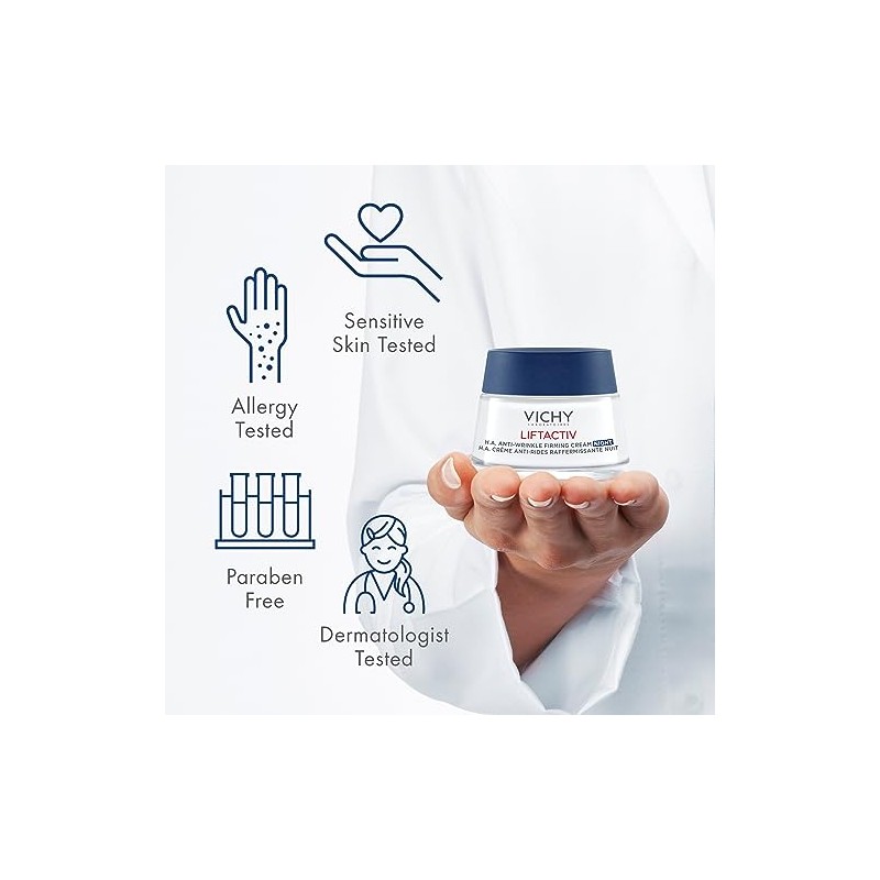 Vichy Liftactiv Supreme Crema Facial Noche Anti Edad Todo Tipo