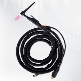 ARCCAPTAIN TIG Welding Torch Cable Cover, MIG Plasma Tig Torch Cover Resistant Leather with Zipper 7.6M (25FT) Length