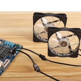 GINTOOYUN 4 PCS PWM Fan Y Splitter Cable Motherboard 4 Pin 1 to 2 PWM Temperature Control CPU Cooling Fan Cable for PWM Fan,CPU Fan, Motherboard,etc(5.1Inch)