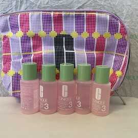 Clinique Lot of 5 Clinique Clarifying Lotion #3 Combination Oily Skin 1 oz/30ml +Gift Bag