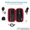 YOUSHARES MV7 Microphone Case Bag with Mic Cover Foam -