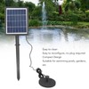 Solar Fountain Pump Multi Nozzles Efficient Small Landscape Floating Fountain