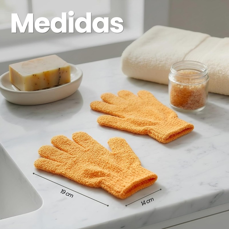 Guantes Exfoliantes para Baño Triko - Set de 10 Pares