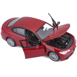 Bburago 1/24 Alpha Romeo Julia 2016 Alfa-Romeo Giulia 2016 Red Diecast Car Mini Car