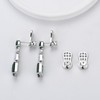 AKRUWELRY Earring Backs for Droopy Ears, 4pcs Sturdy Tiny Waist