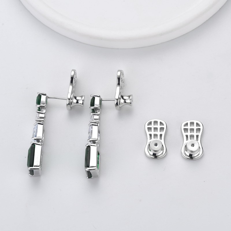 AKRUWELRY Earring Backs for Droopy Ears, 4pcs Sturdy Tiny Waist