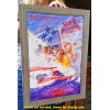 Seafair Budweiser Hydroplane Race Seattle Awesome 1987 Vintage Poster