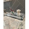 Home Haven Ceramic Q-Tip Holder - Colorful Mandela Design