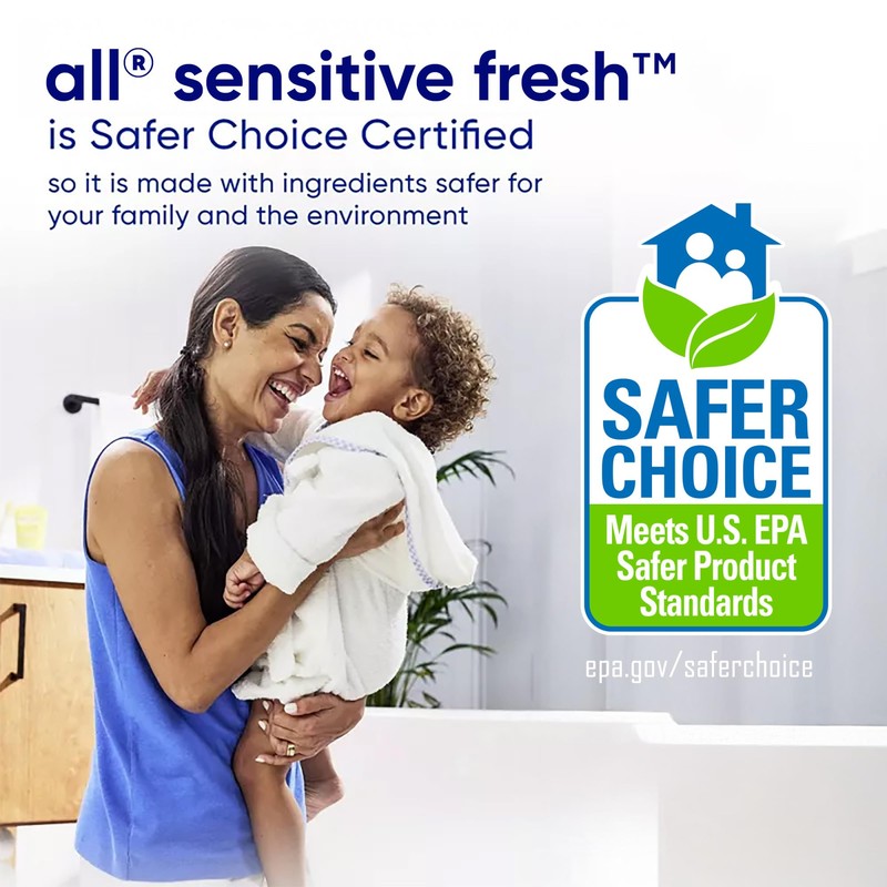 all sensitive fresh™, Spring Breeze, Scented Liquid Laundry Detergent for