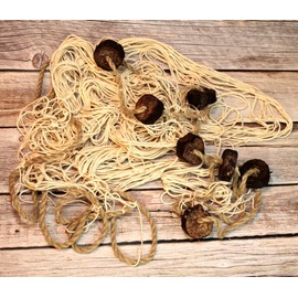 Deko Fischernetz Beige ca. 120 x 250cm mit Schwimmern