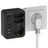 7 in 1 Presa Multipla con 1 Schuko e 2