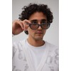 Azure Bai Moussie 251HST56-238C Men's Sunglasses, Logo Plate, Cat Eyewear,