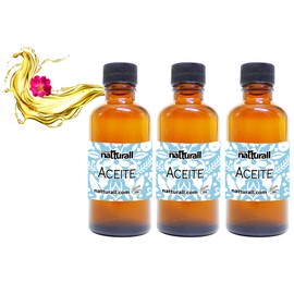 Aceite de ROSA MOSQUETA Orgánico Facial para la Cara Paquete con 3 pz de 60 ml c/u