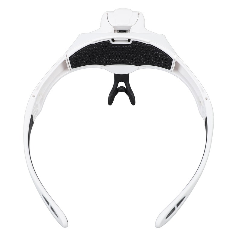 Rechargeable Headband Magnifier Hands Free Head Magnifying Glasses with 4