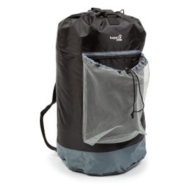 HOPEVILLE Großer Wäscherucksack mit 73 Litern Volumen, Wasserdichter Wäschesack mit verstellbaren Schultergurten – Idealer Begleiter für Reisen, Studenten und Mietwohnungen