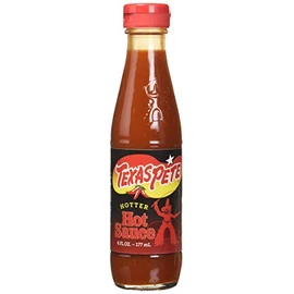 Texas Pete Hotter Hot Sauce, 6 Ounce (4 Bottles)