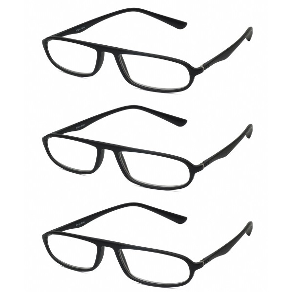 Calabria TR917 Flexie Sport Bendable Reading Glasses +3.00 Black 3
