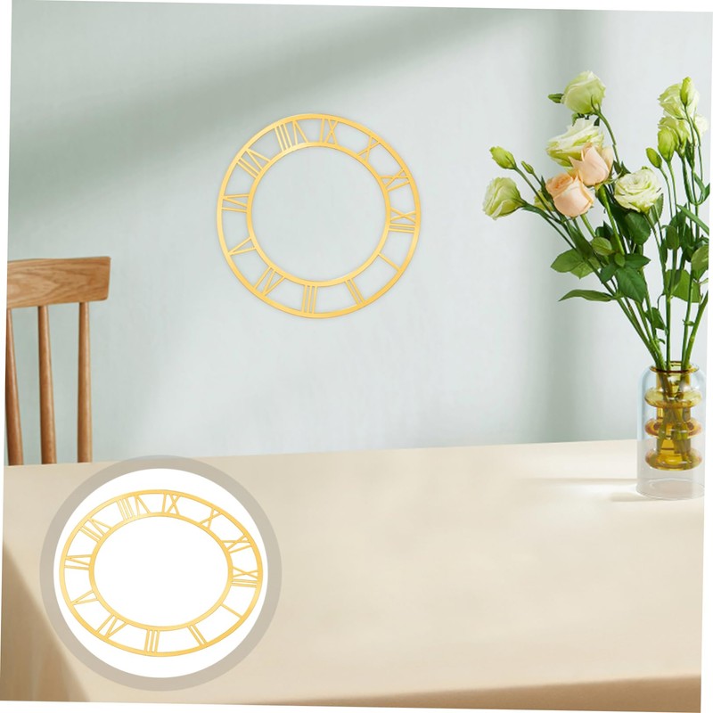 ORFOFE Roman Numerals Design for Living Room Hotel Entryway Decoration