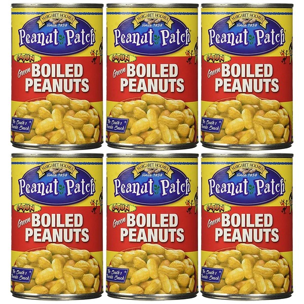 Margaret Holmes 6 Piece Cajun Style Boiled Peanuts, 5.95 Pound (Pack of 6)