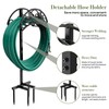 Winpull Garden Hose Holder Detachable, Heavy Duty Metal Water Hose